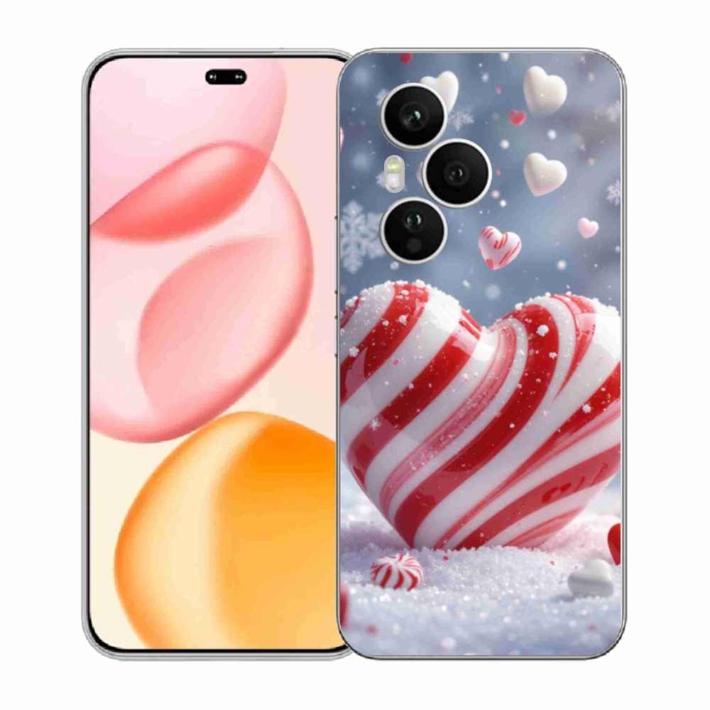 Gélový kryt mmCase na Honor 400 Pro - sladké srdce