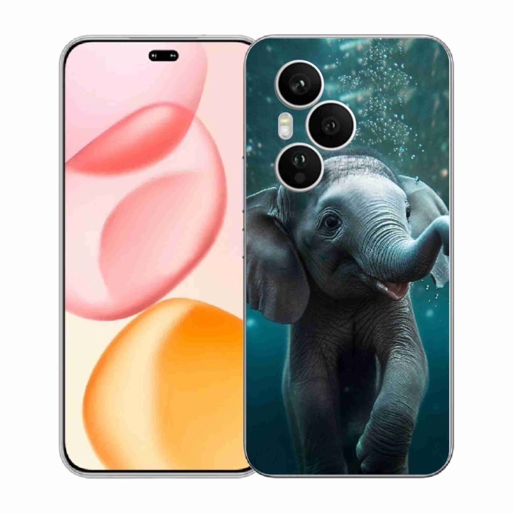Gélový kryt mmCase na Honor 400 Pro - sloník pod vodou
