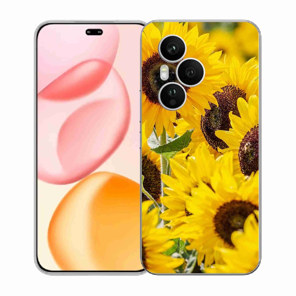 Gélový kryt mmCase na Honor 400 Pro - slnečnice