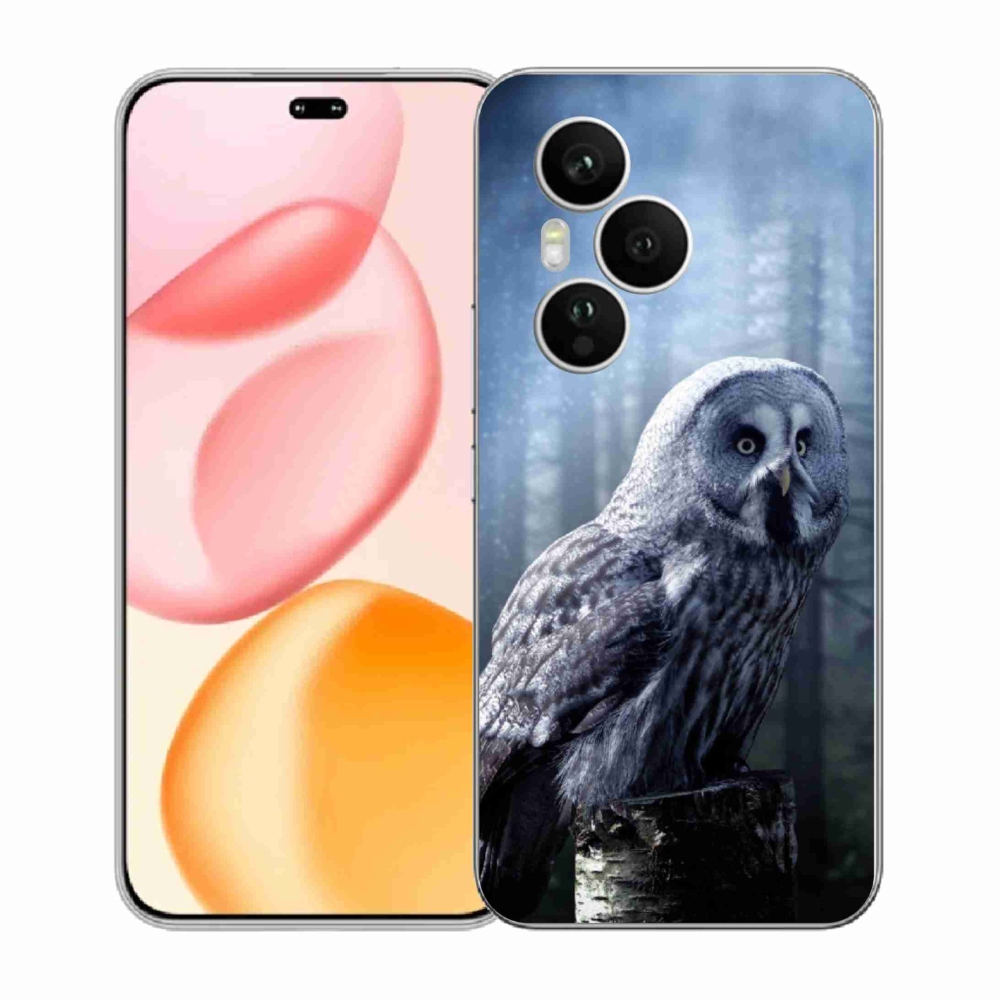 Gélový kryt mmCase na Honor 400 Pro - sova