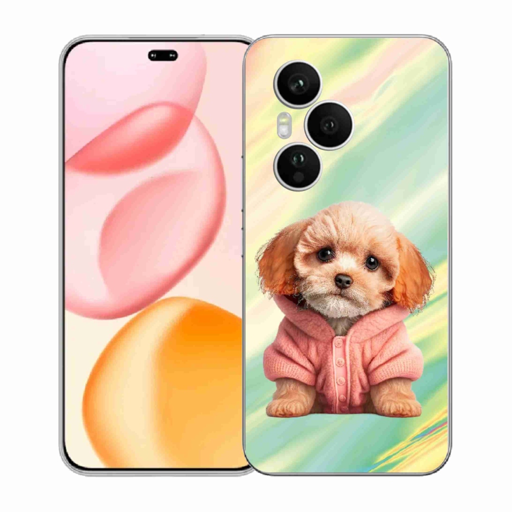 Gélový kryt mmCase na Honor 400 Pro - šteňa vo svetri