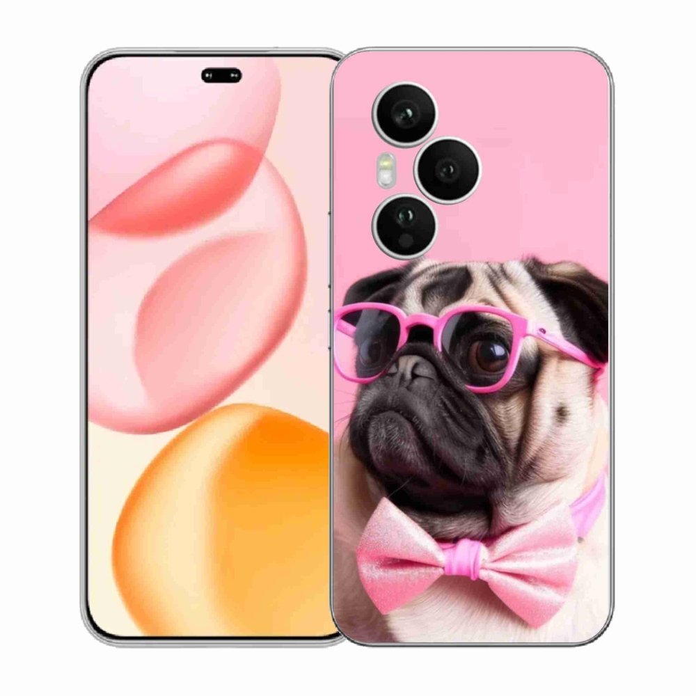 Gélový kryt mmCase na Honor 400 Pro - štýlový mops