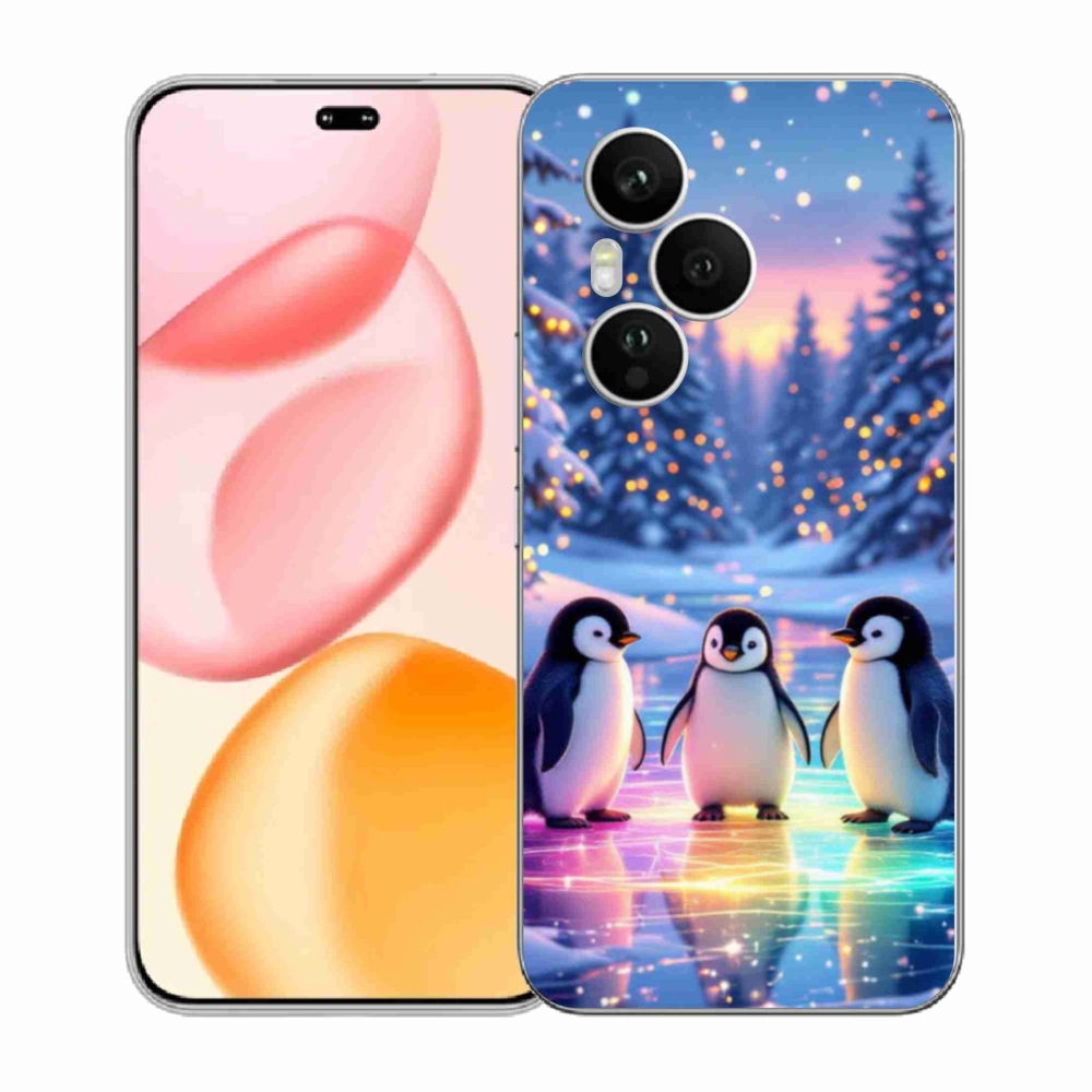 Gélový kryt mmCase na Honor 400 Pro - tučníci