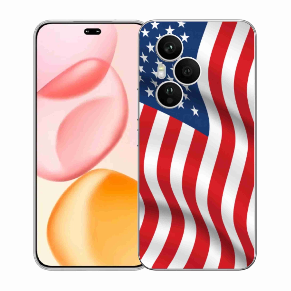 Gélový kryt mmCase na Honor 400 Pro - USA vlajka