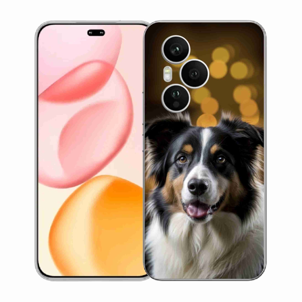 Gélový kryt mmCase na Honor 400 Pro - usmievavý austrálsky ovčiak