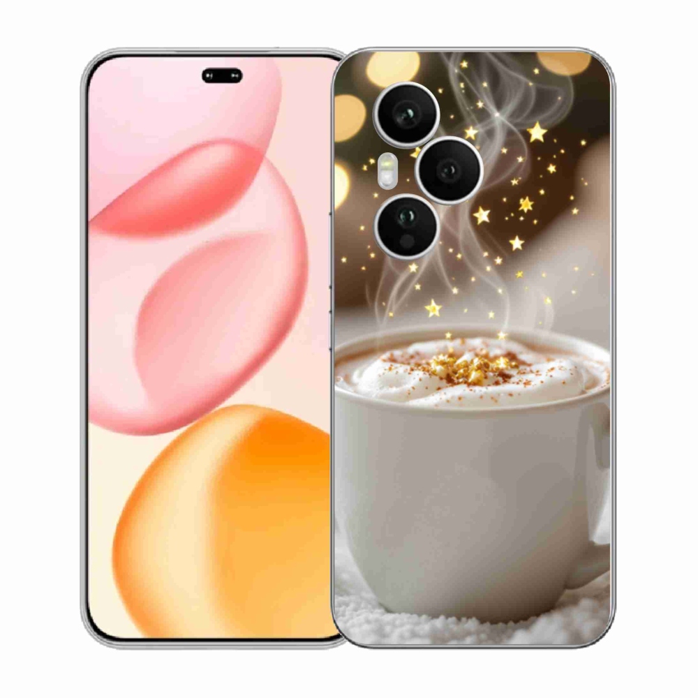 Gélový kryt mmCase na Honor 400 Pro - vianočný horúci nápoj