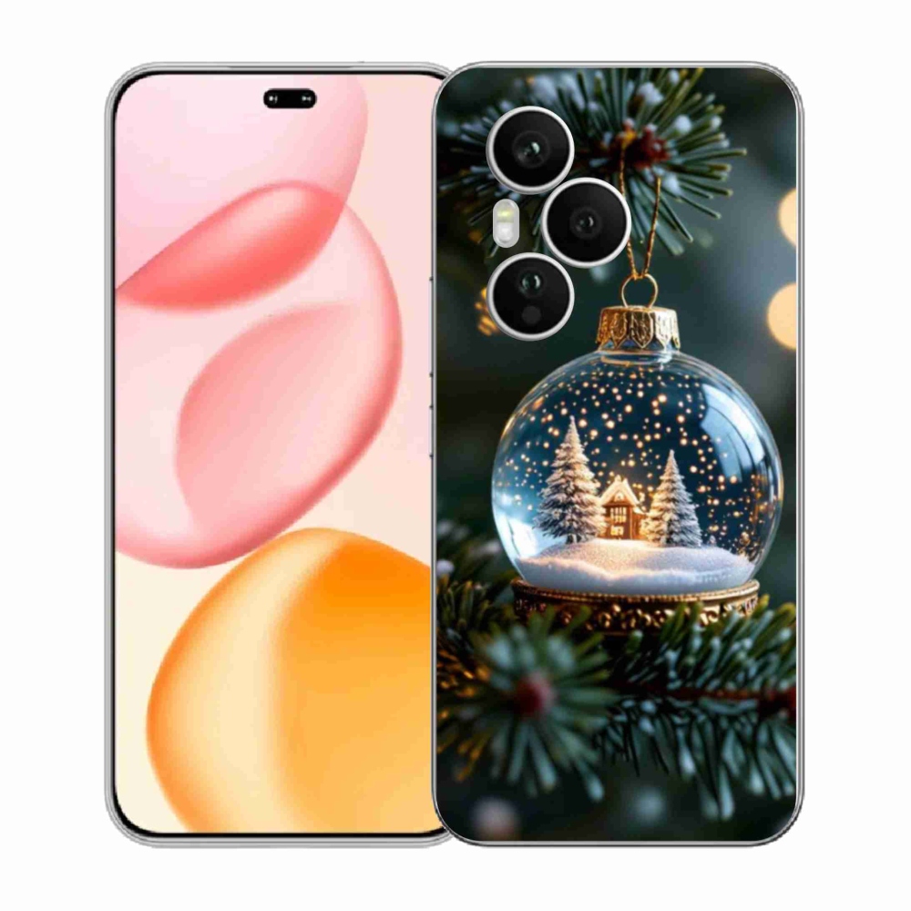 Gélový kryt mmCase na Honor 400 Pro - vianočné gule 2