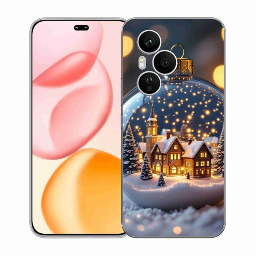 Gélový kryt mmCase na Honor 400 Pro - vianočné gule 4