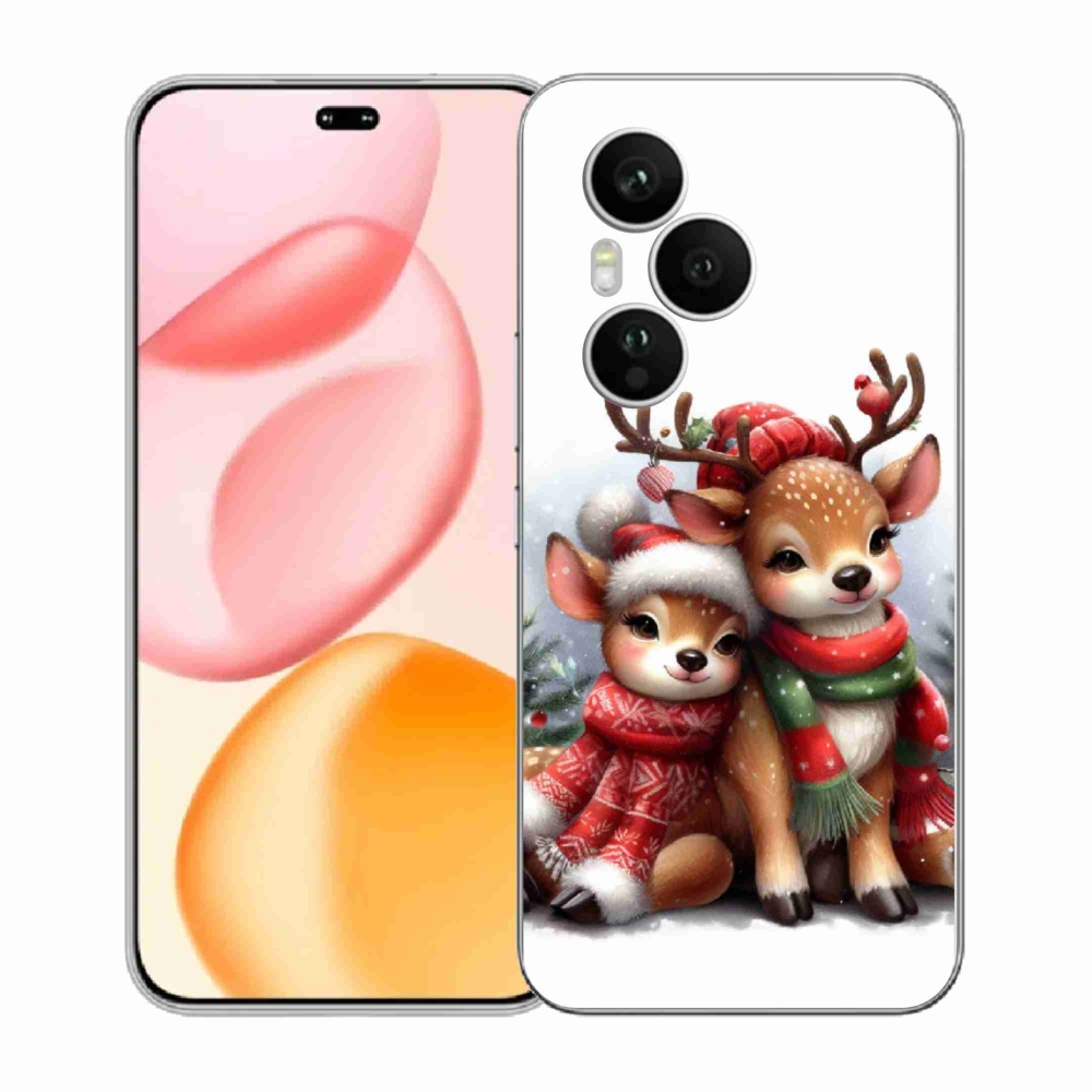 Gélový kryt mmCase na Honor 400 Pro - vianočné soby