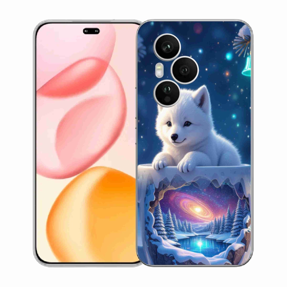 Gélový kryt mmCase na Honor 400 Pro - vianočné šteňa