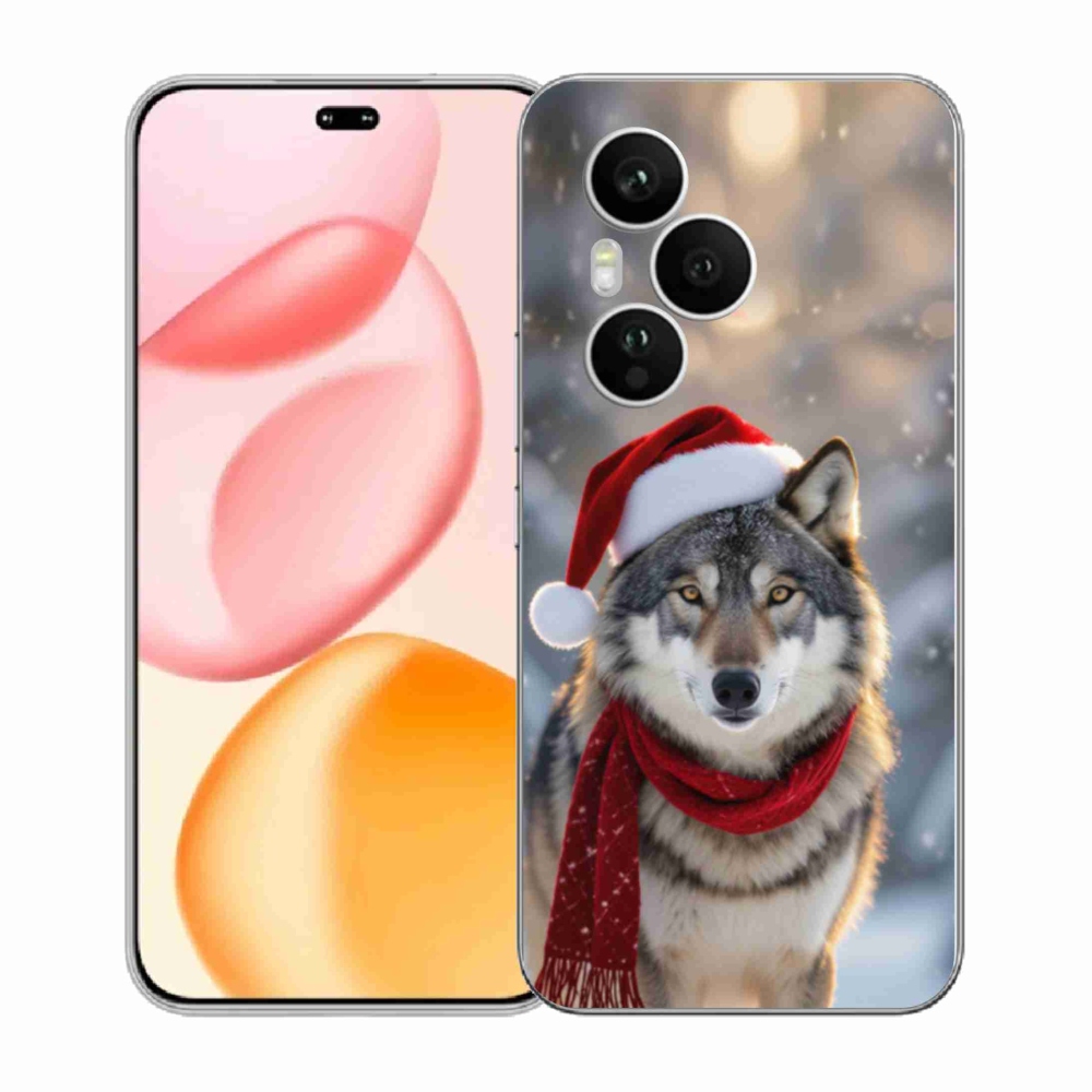 Gélový kryt mmCase na Honor 400 Pro - vianočný vlk