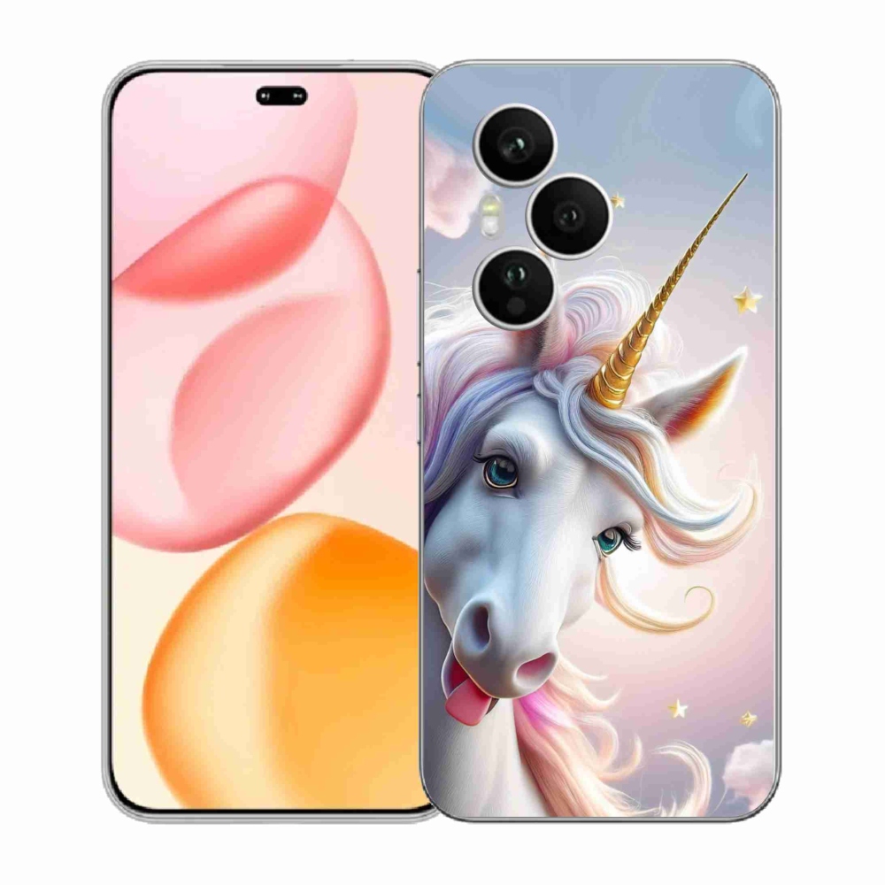 Gélový kryt mmCase na Honor 400 Pro - veselý jednorožec