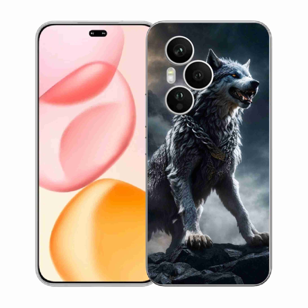 Gélový kryt mmCase na Honor 400 Pro - vlk 1