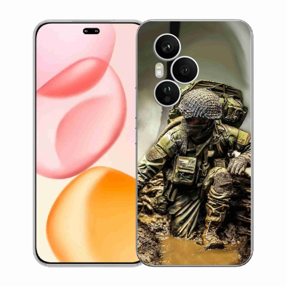 Gélový kryt mmCase na Honor 400 Pro - vojak