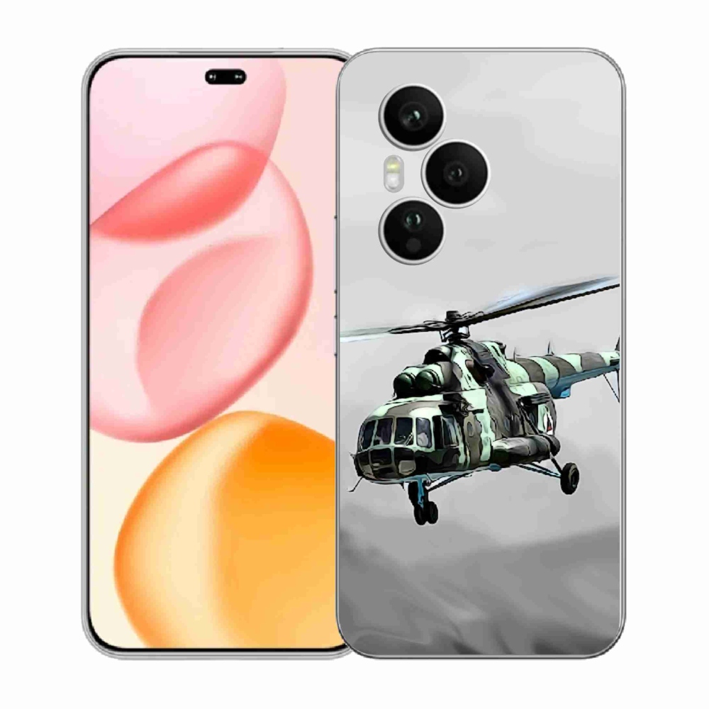 Gélový kryt mmCase na Honor 400 Pro - vojenský vrtuľník