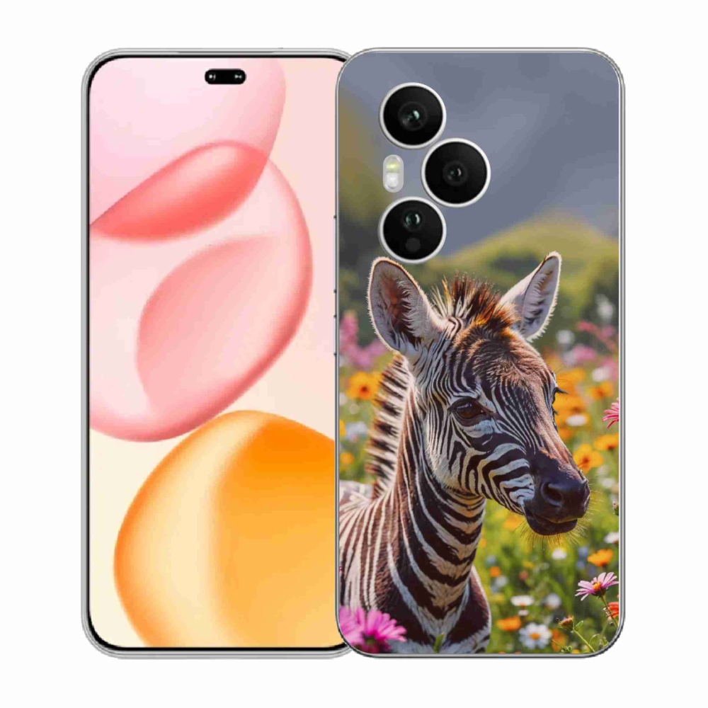 Gélový kryt mmCase na Honor 400 Pro - zebra na lúke