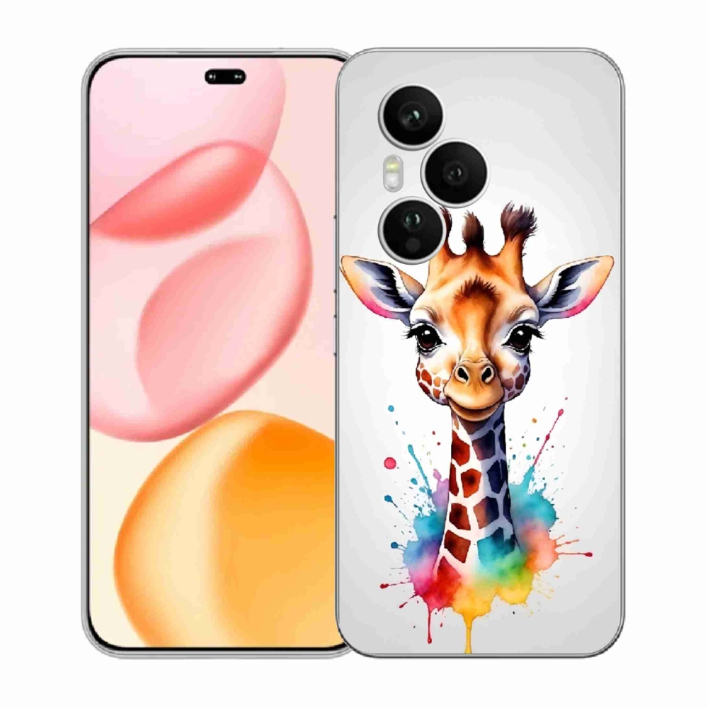 Gélový kryt mmCase na Honor 400 Pro - žirafa 1