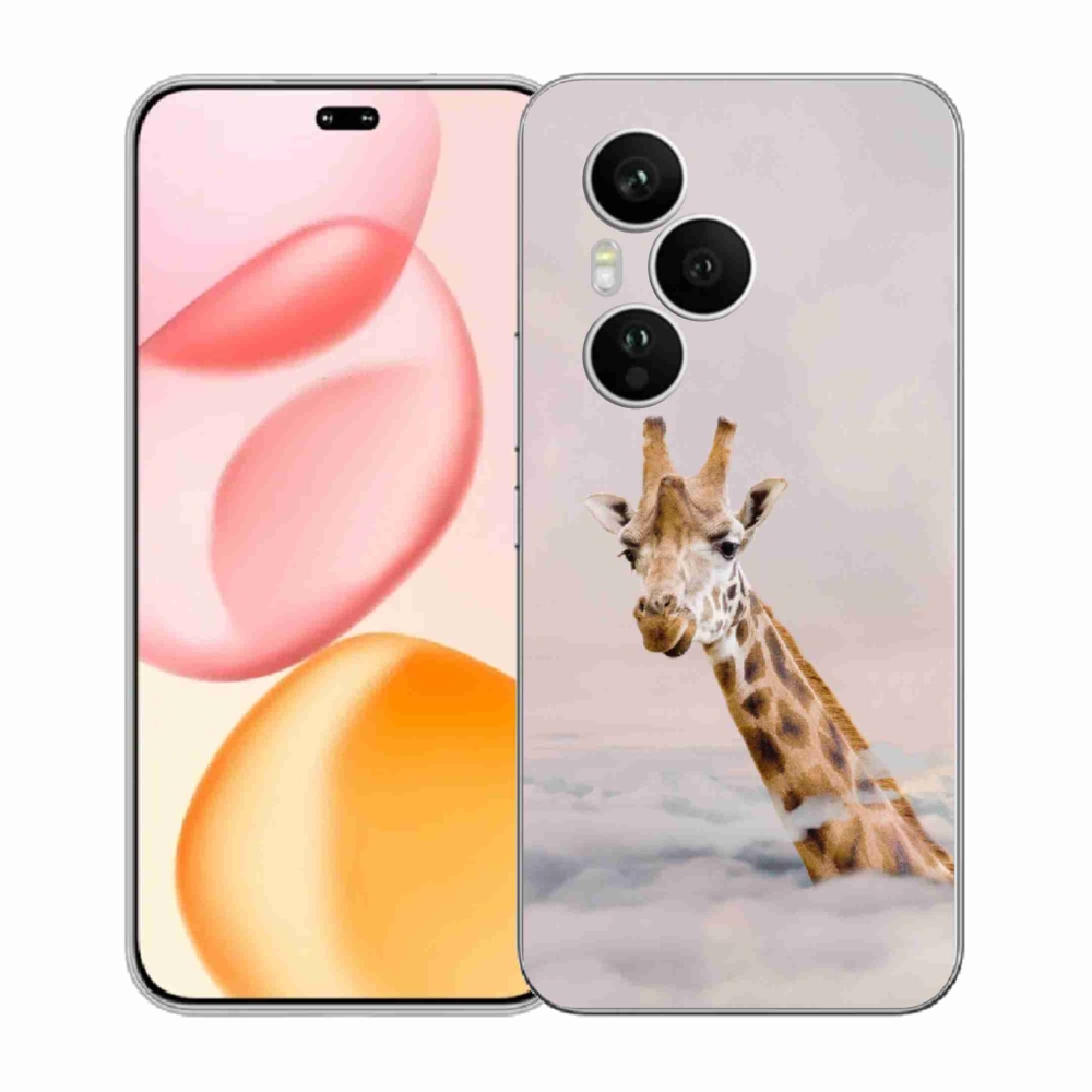Gélový kryt mmCase na Honor 400 Pro - žirafa v oblakoch