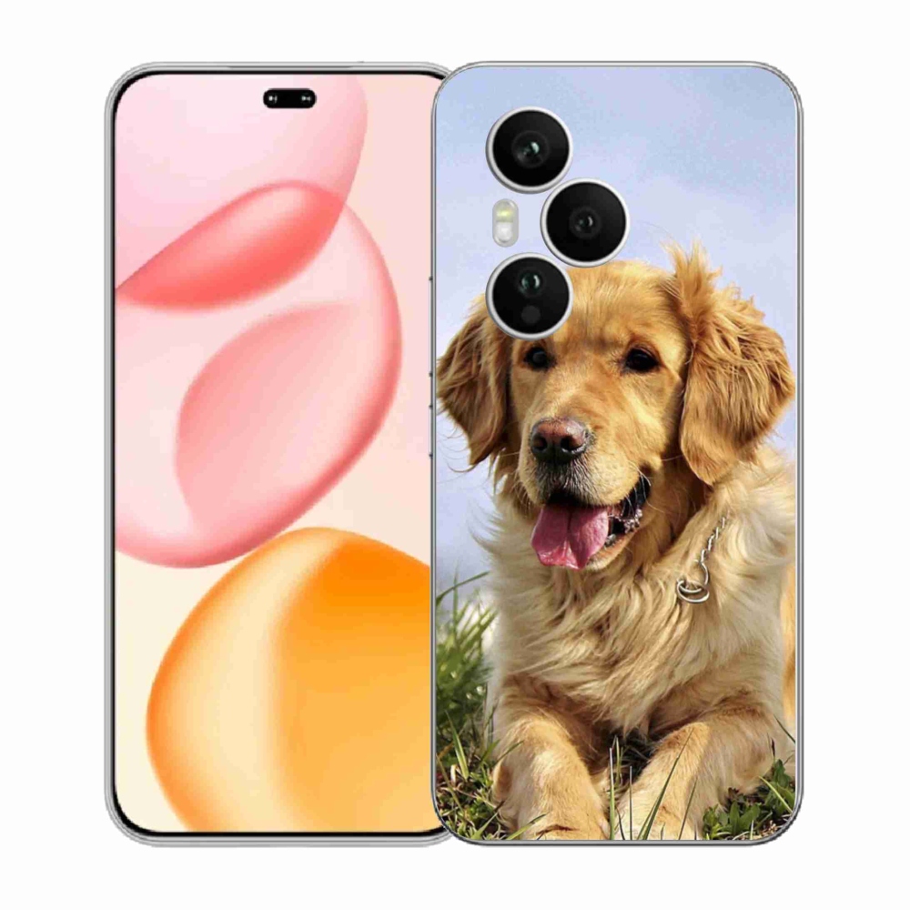 Gélový kryt mmCase na Honor 400 Pro - zlatý retriever