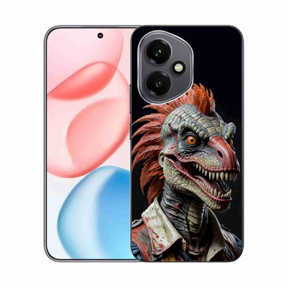 Gélový kryt mmCase na Honor 400 - punk dinosaurus