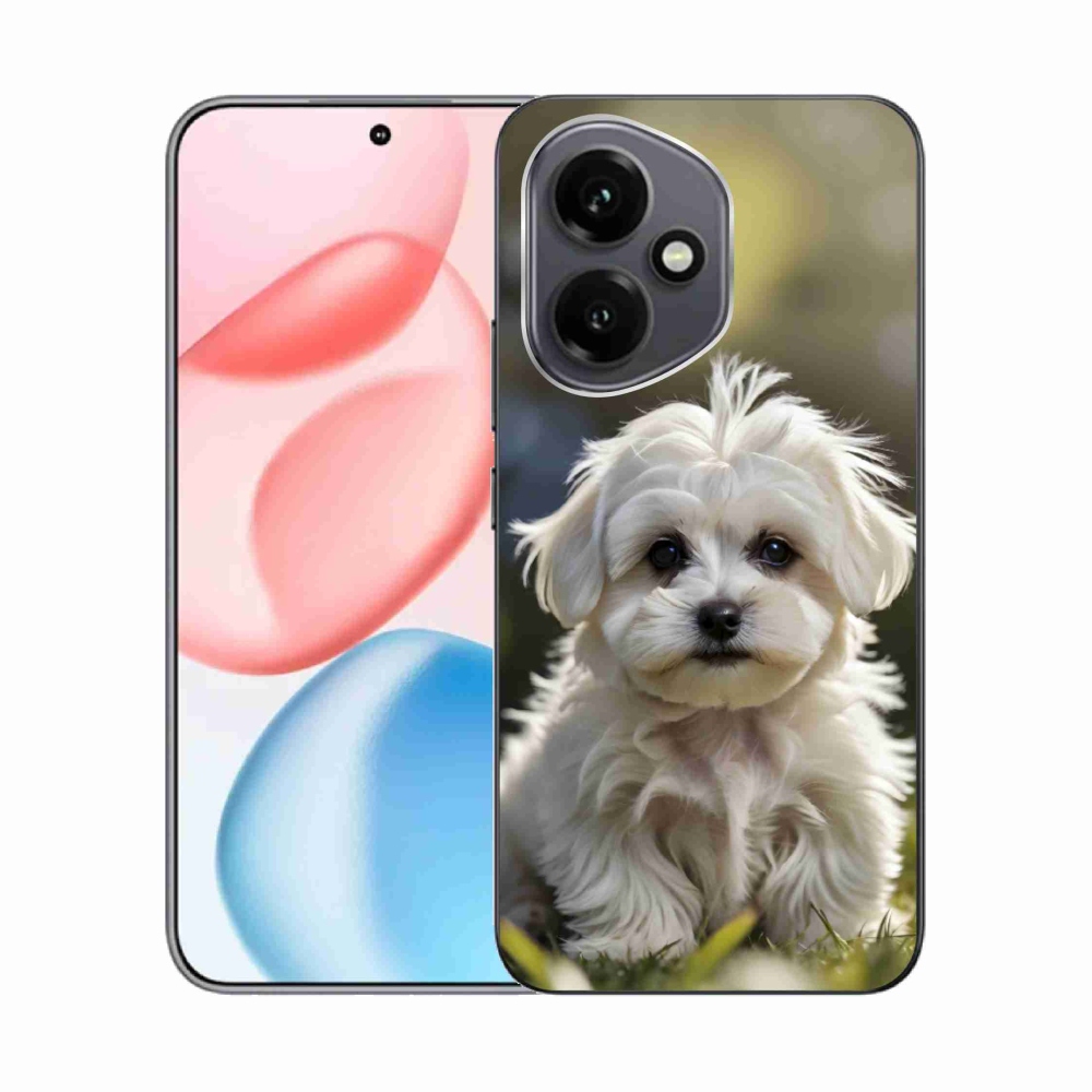 Gélový kryt mmCase na Honor 400 - roztomilý maltézsky psík