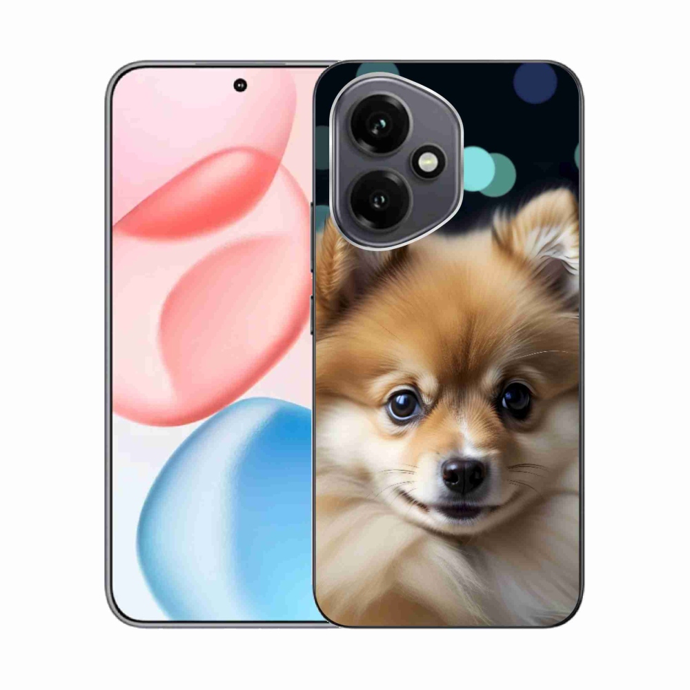 Gélový kryt mmCase na Honor 400 - roztomilý pomeranian