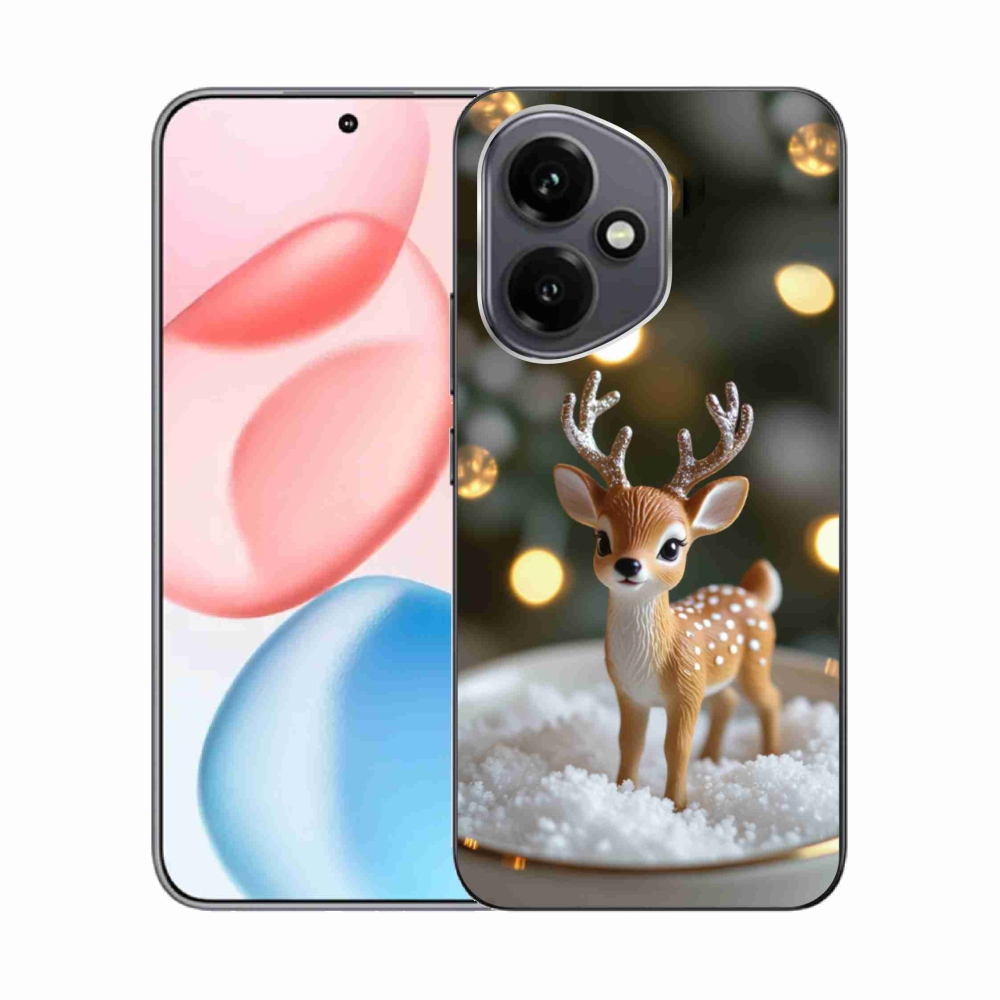 Gélový kryt mmCase na Honor 400 - roztomilý vianočný jeleň