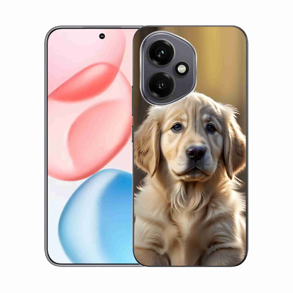 Gélový kryt mmCase na Honor 400 - roztomilý zlatý retriever
