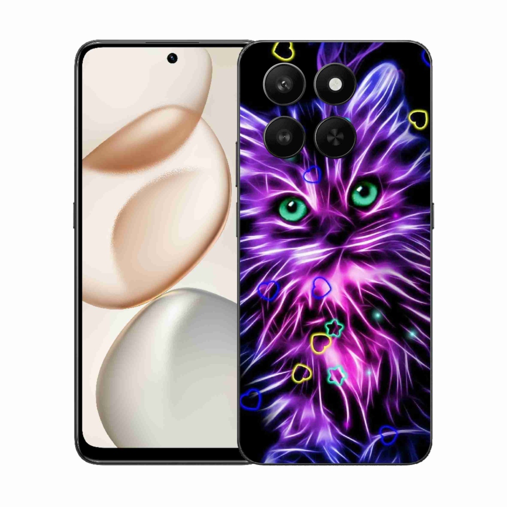 Gélový kryt mmCase na Honor 400 Smart 5G/4G/Honor X7d - abstraktná mačka