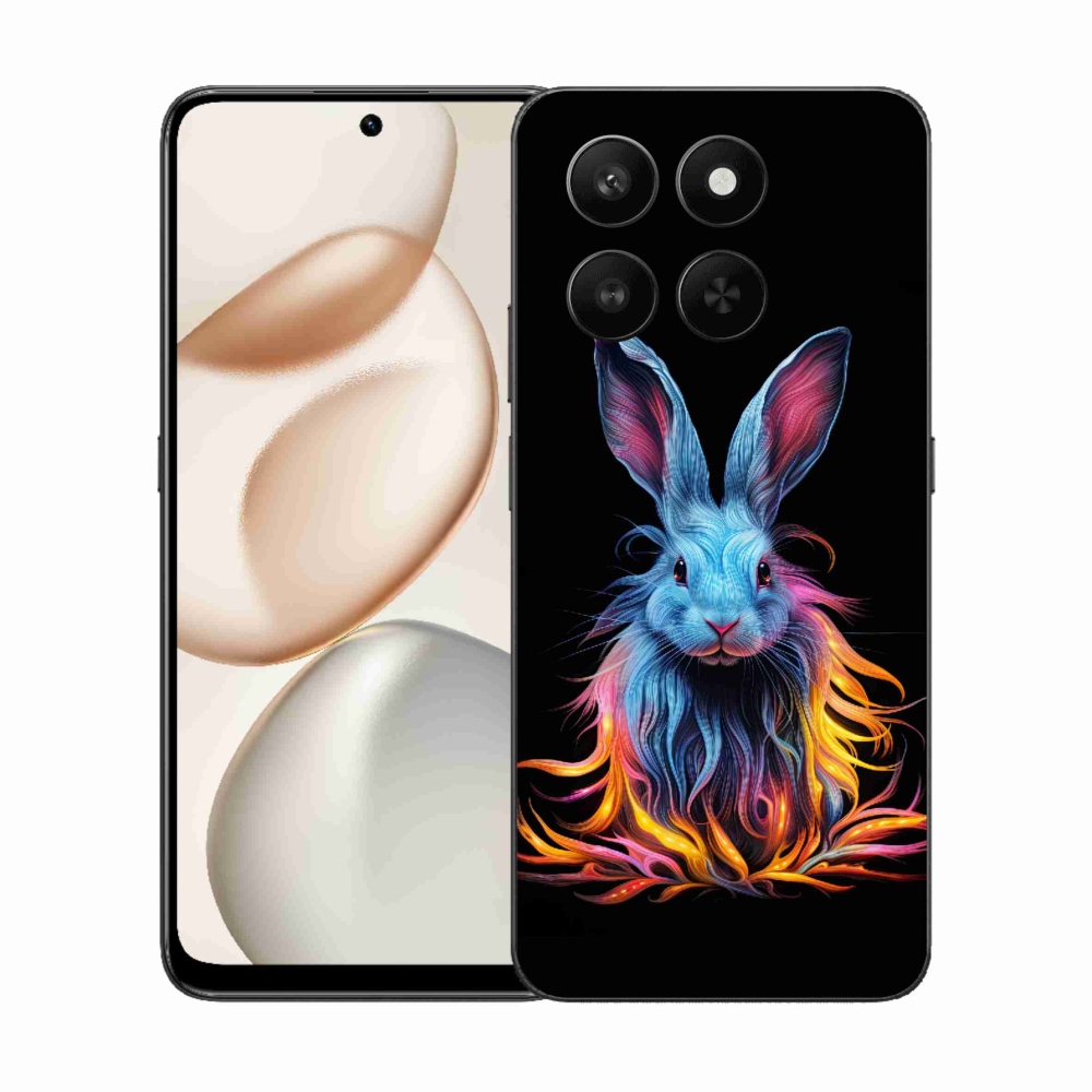 Gélový kryt mmCase na Honor 400 Smart 5G/4G/Honor X7d - abstraktný zajac