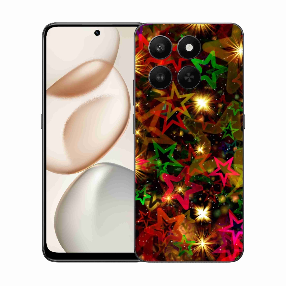 Gélový kryt mmCase na Honor 400 Smart 5G/4G/Honor X7d - farebné hviezdičky