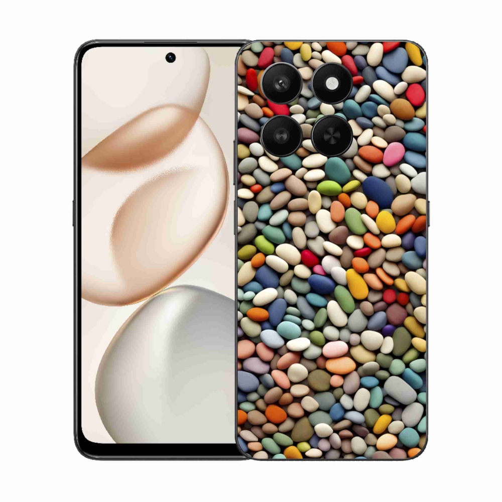 Gélový kryt mmCase na Honor 400 Smart 5G/4G/Honor X7d - farebné kamienky 2