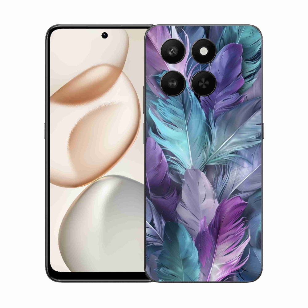 Gélový kryt mmCase na Honor 400 Smart 5G/4G/Honor X7d - farebné perie 2