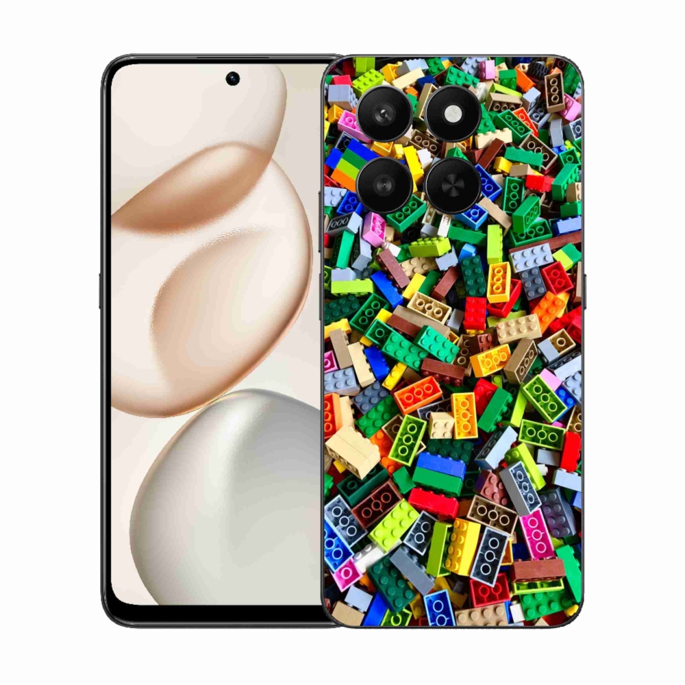 Gélový kryt mmCase na Honor 400 Smart 5G/4G/Honor X7d - farebné stavebné kocky