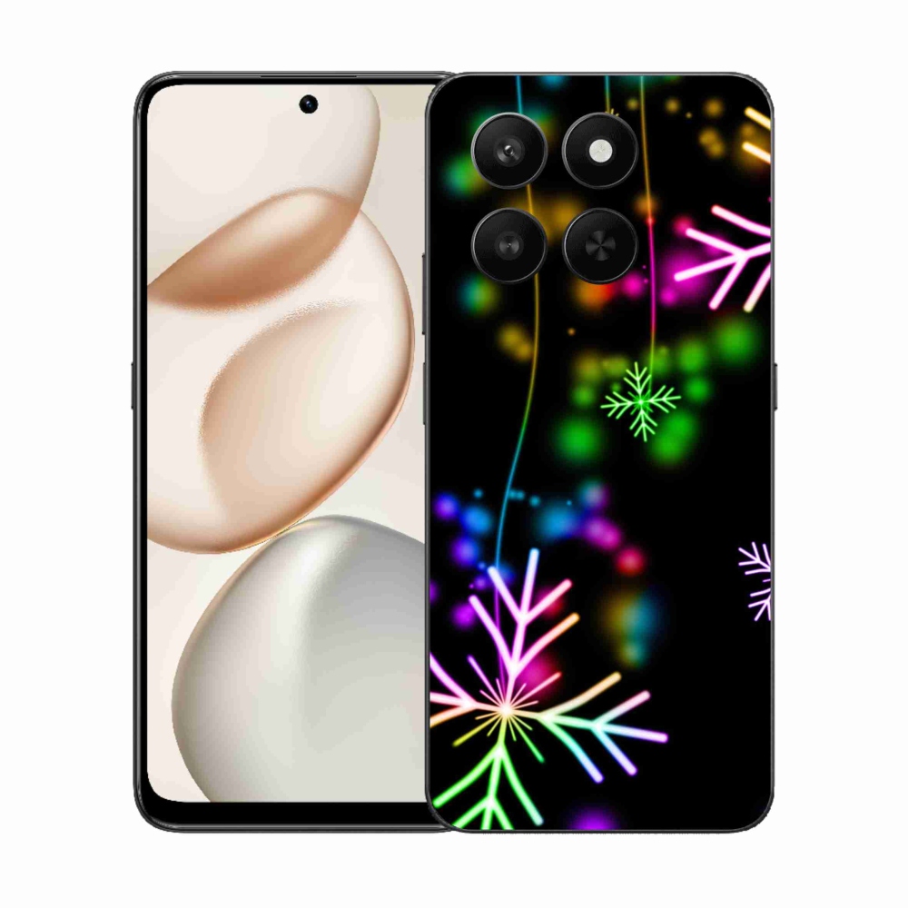 Gélový kryt mmCase na Honor 400 Smart 5G/4G/Honor X7d - farebné vločky