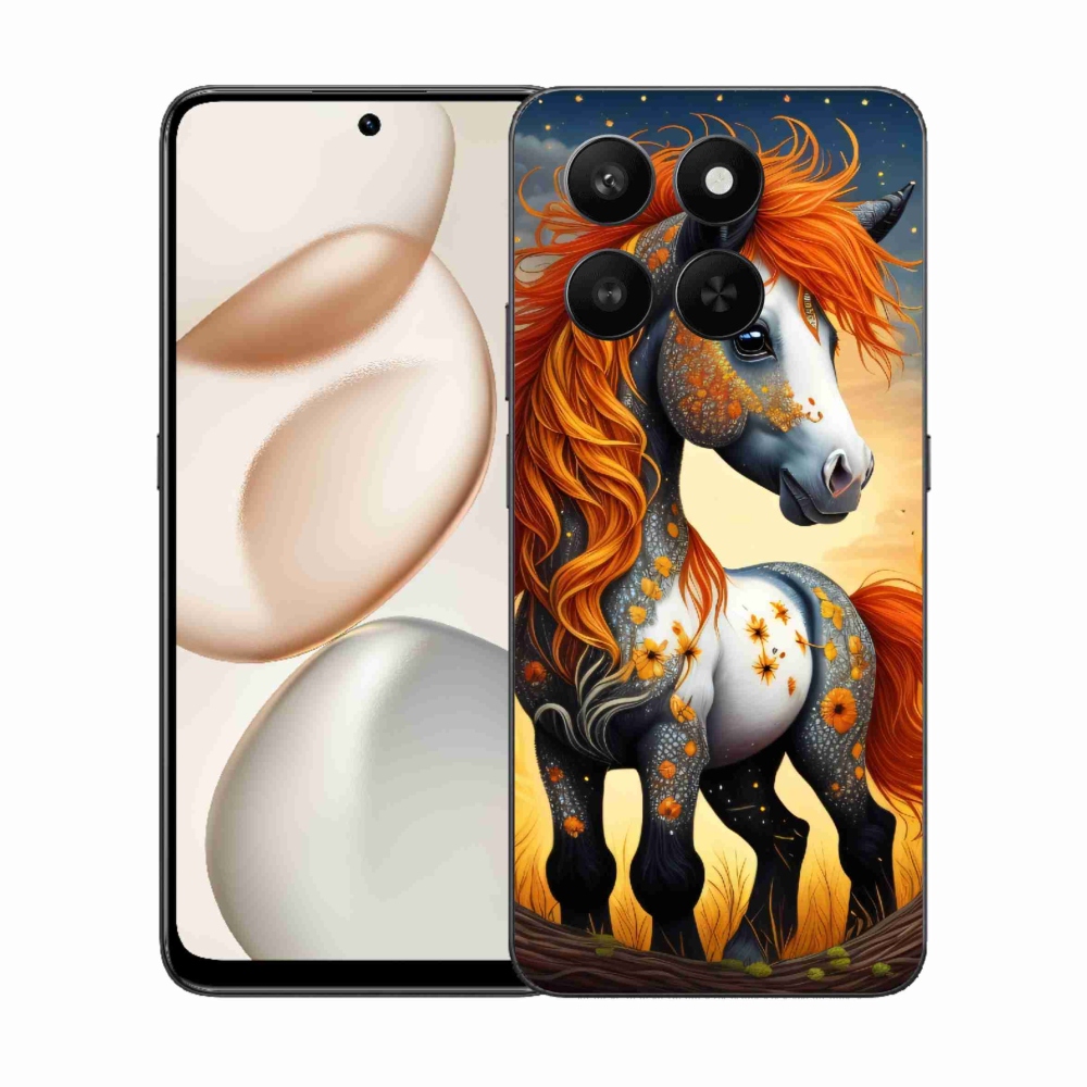 Gélový kryt mmCase na Honor 400 Smart 5G/4G/Honor X7d - farebný poník