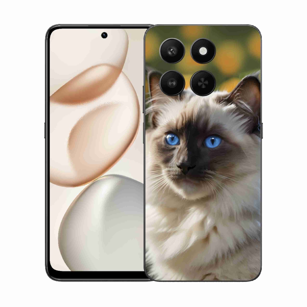 Gélový kryt mmCase na Honor 400 Smart 5G/4G/Honor X7d - biely ragdoll