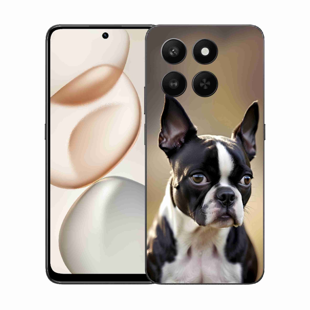 Gélový kryt mmCase na Honor 400 Smart 5G/4G/Honor X7d - bostonský teriér