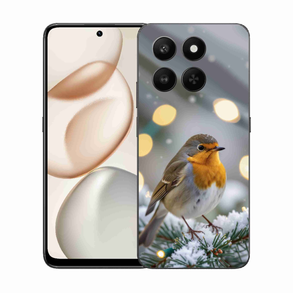 Gélový kryt mmCase na Honor 400 Smart 5G/4G/Honor X7d - červienka v zime