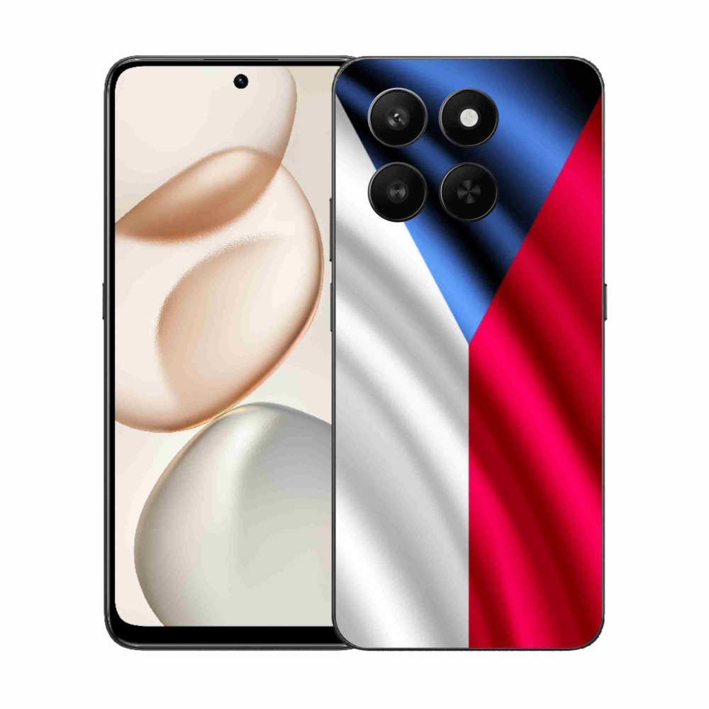 Gélový kryt mmCase na Honor 400 Smart 5G/4G/Honor X7d - česká vlajka