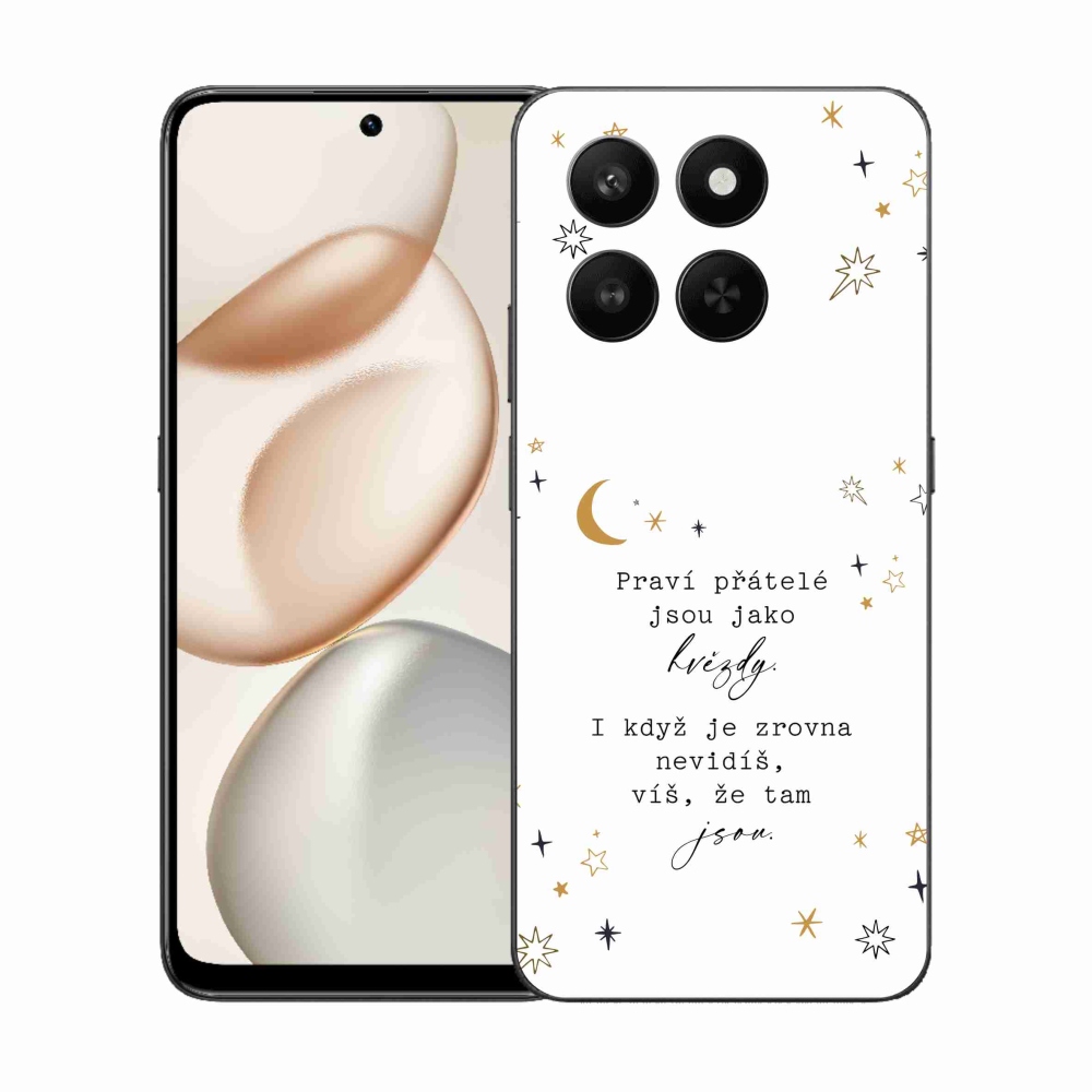 Gélový kryt mmCase na Honor 400 Smart 5G/4G/Honor X7d - citát 6 biele pozadie