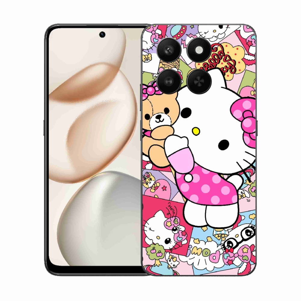 Gélový kryt mmCase na Honor 400 Smart 5G/4G/Honor X7d - cute kitty