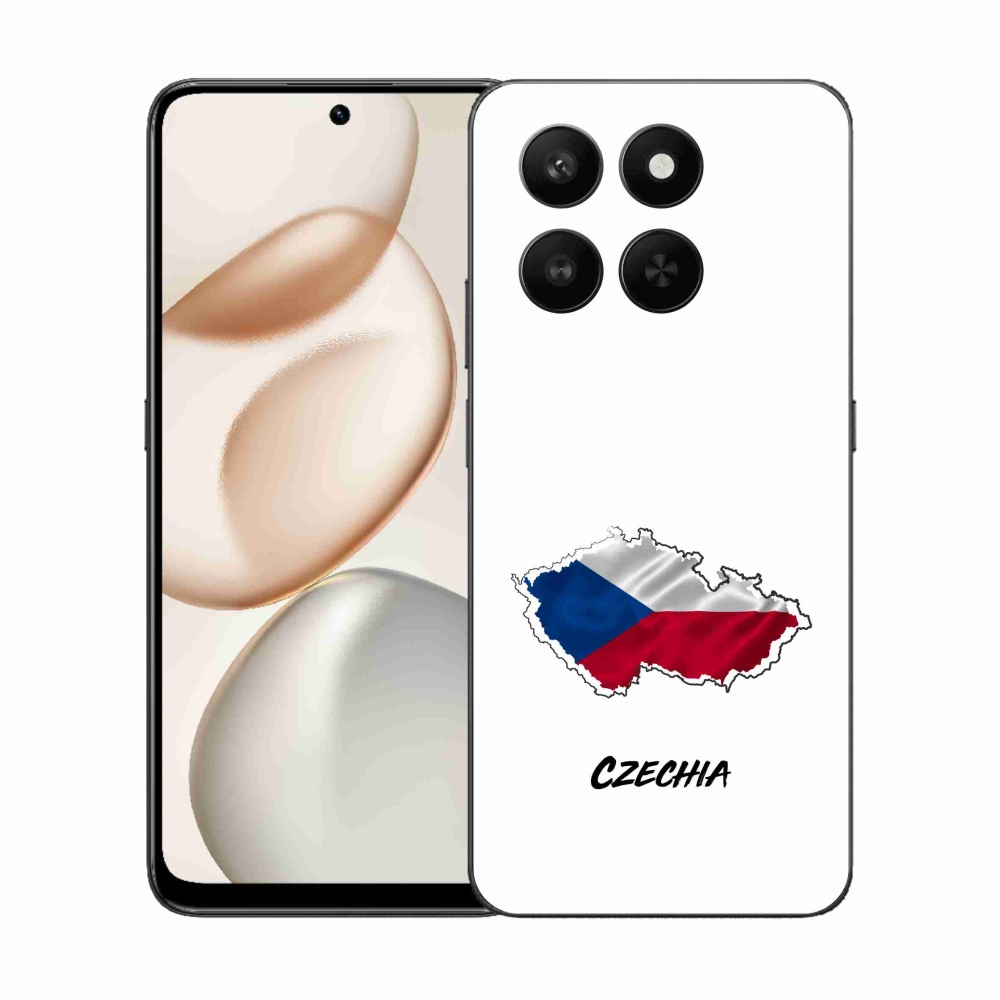 Gélový kryt mmCase na Honor 400 Smart 5G/4G/Honor X7d - Czechia biele pozadie