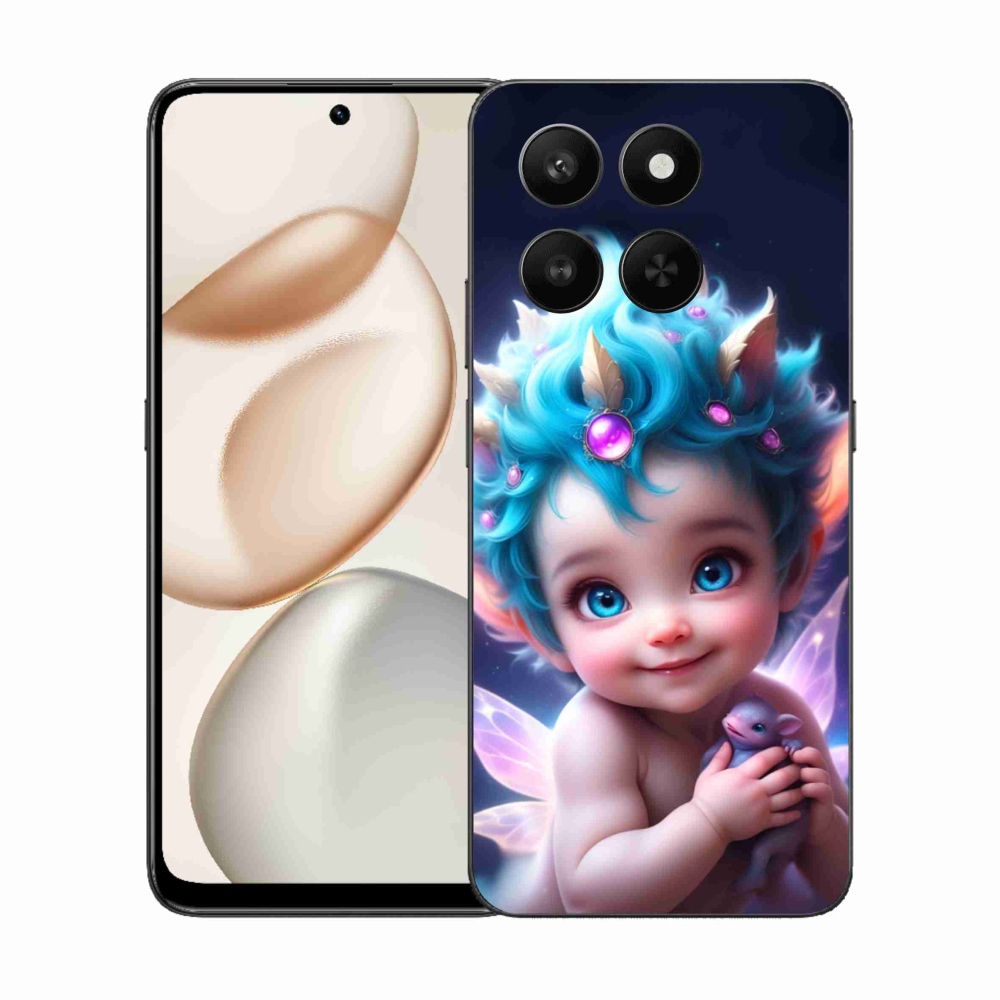 Gélový kryt mmCase na Honor 400 Smart 5G/4G/Honor X7d - dieťa s motýlími krídlami