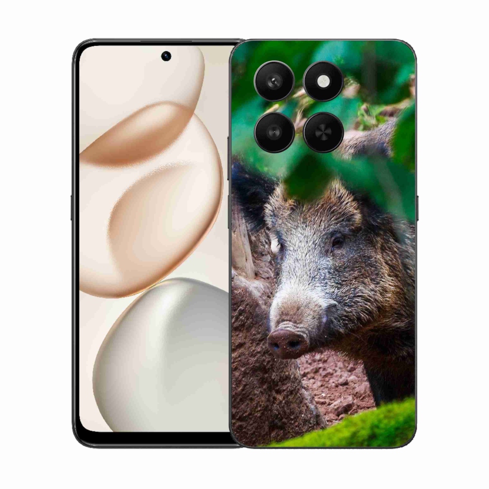 Gélový kryt mmCase na Honor 400 Smart 5G/4G/Honor X7d - divoké prasa