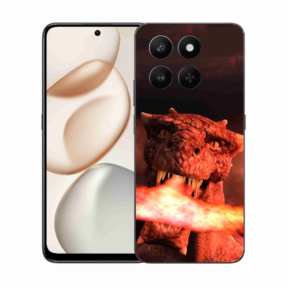 Gélový kryt mmCase na Honor 400 Smart 5G/4G/Honor X7d - drak