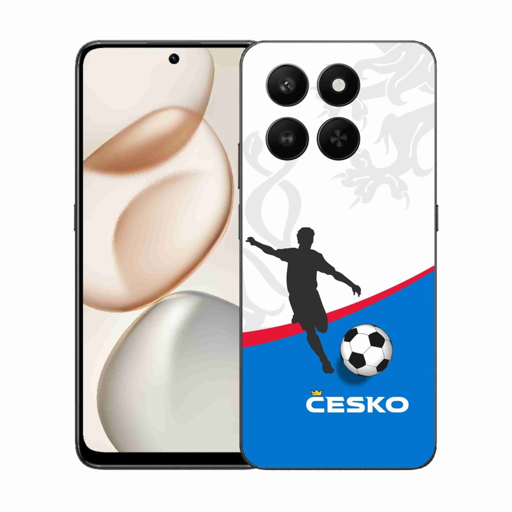 Gélový kryt mmCase na Honor 400 Smart 5G/4G/Honor X7d - futbal Česko 1