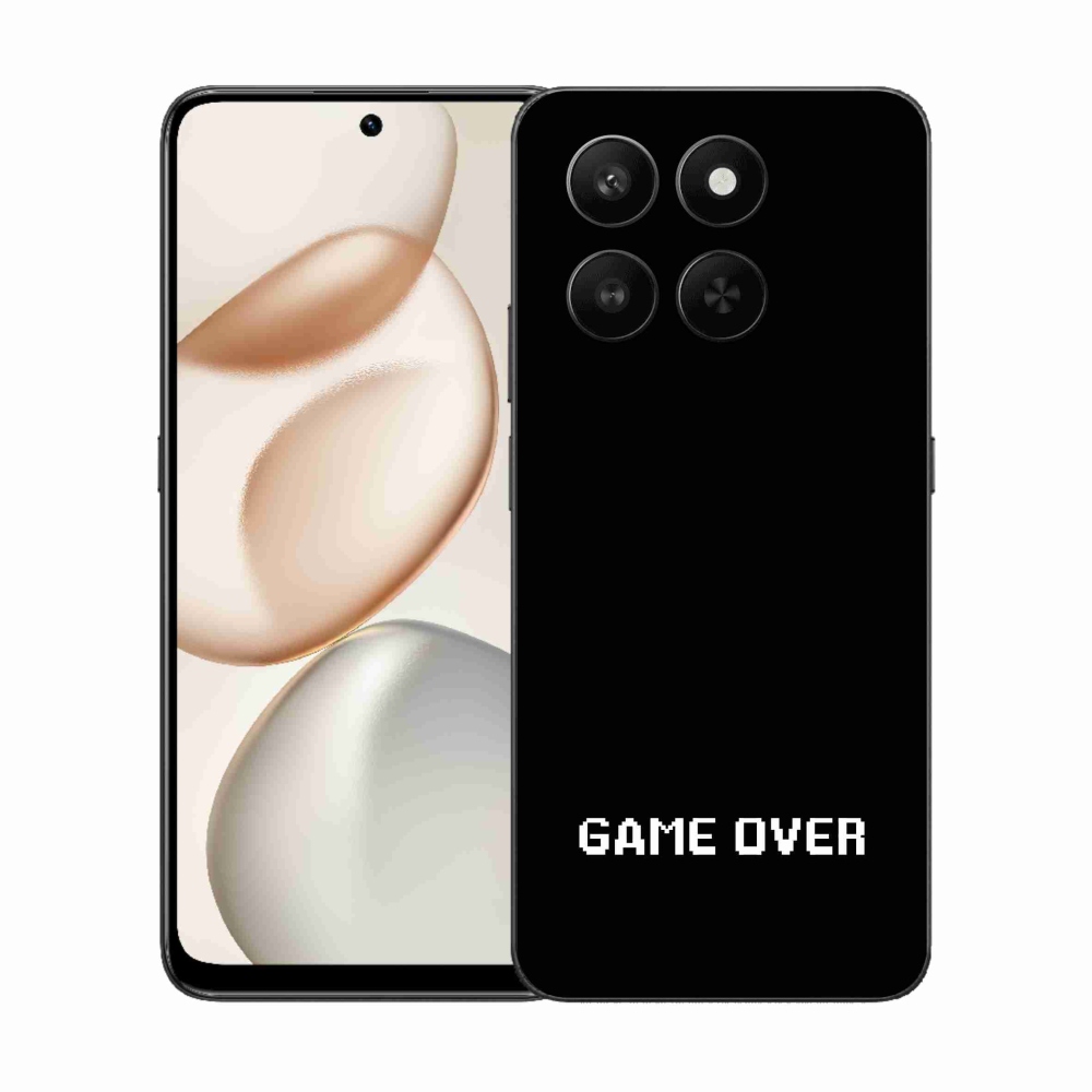 Gélový kryt mmCase na Honor 400 Smart 5G/4G/Honor X7d - game over čierne pozadie
