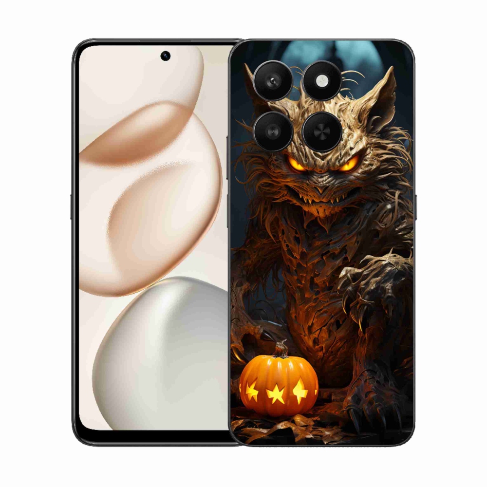 Gélový kryt mmCase na Honor 400 Smart 5G/4G/Honor X7d - halloweenska príšera