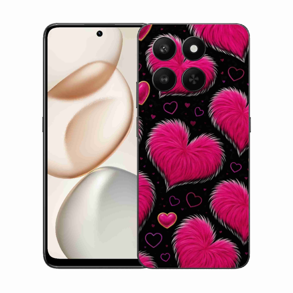 Gélový kryt mmCase na Honor 400 Smart 5G/4G/Honor X7d - hebké srdce